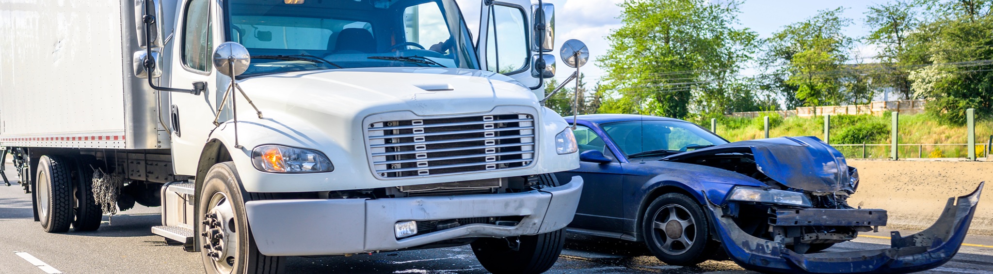 Road Accident With Damage To Vehicles As A Result Of A Collision